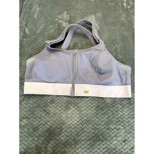 SHEFIT Ultimate Sports Bra Lavender Purple High Impact Front Zip 2Luxe 110002